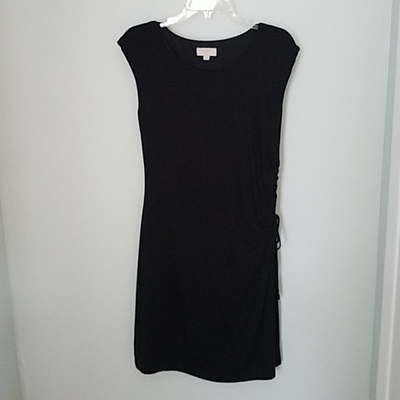 LOFT Dresses & Skirts - LOFT Outlet Black Sleeveless Dress Sz Large Petite